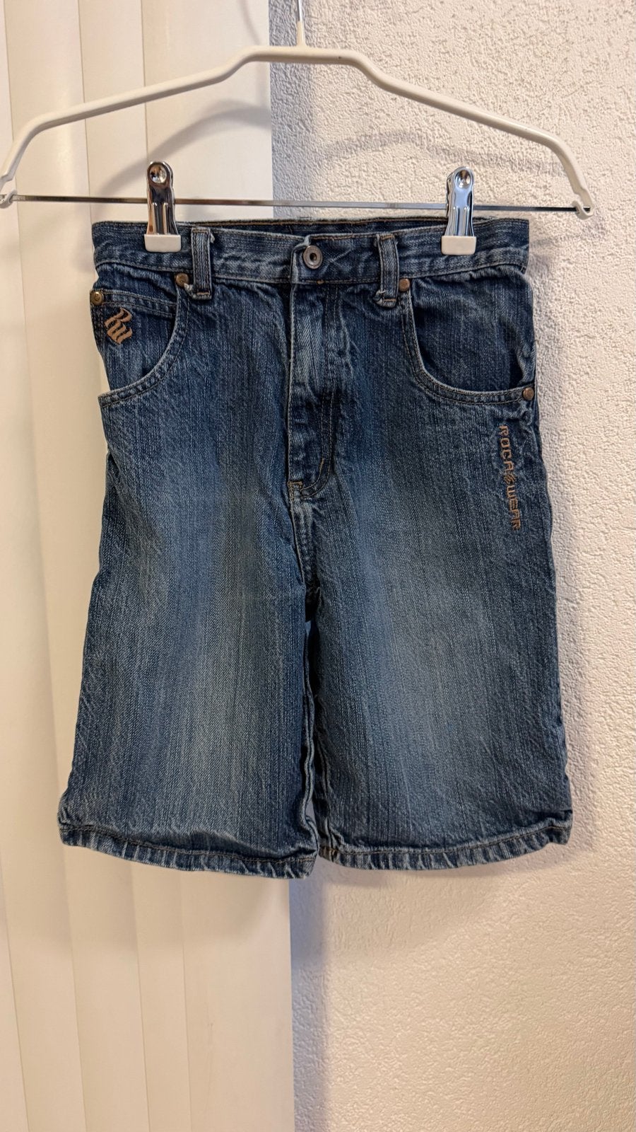 Rocawear Jeans Short / Korte Spijkerbroek Maat 122/128, Ophalen of Verzenden, Zo goed als nieuw, Jongen, Broek