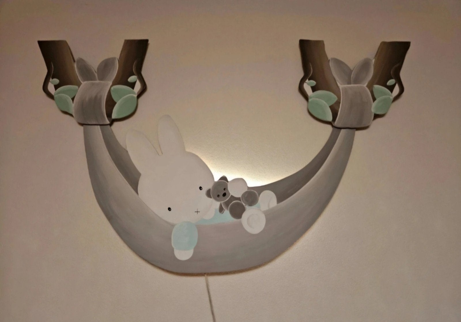 Nijntje wandlamp, Ophalen of Verzenden, Gebruikt, Nachtlamp
