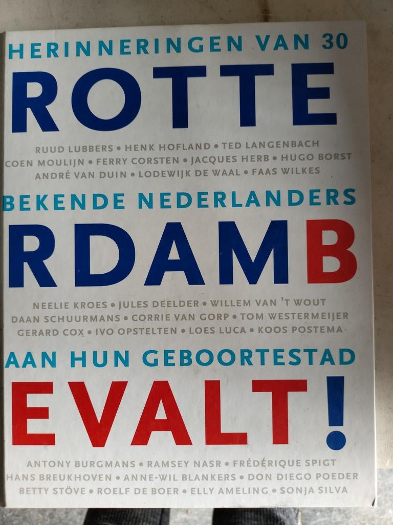 Herinneringen van 30 bekende Nederlanders aan Rotterdam, Ophalen of Verzenden