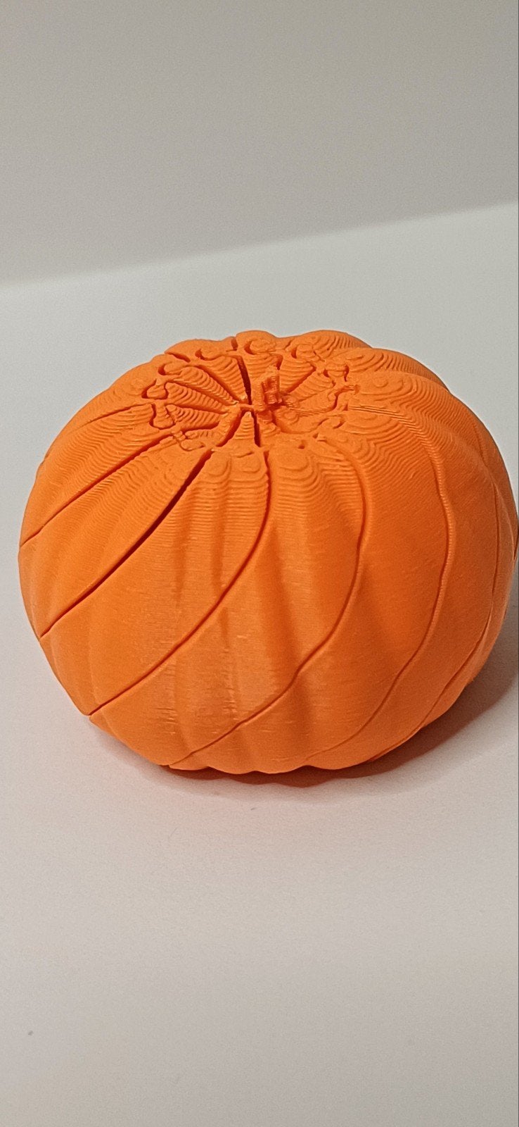 3D Geprinte Draaibare Pompoen - Uniek Ontwerp, Oranje, Nieuw, Ophalen of Verzenden, Kunststof