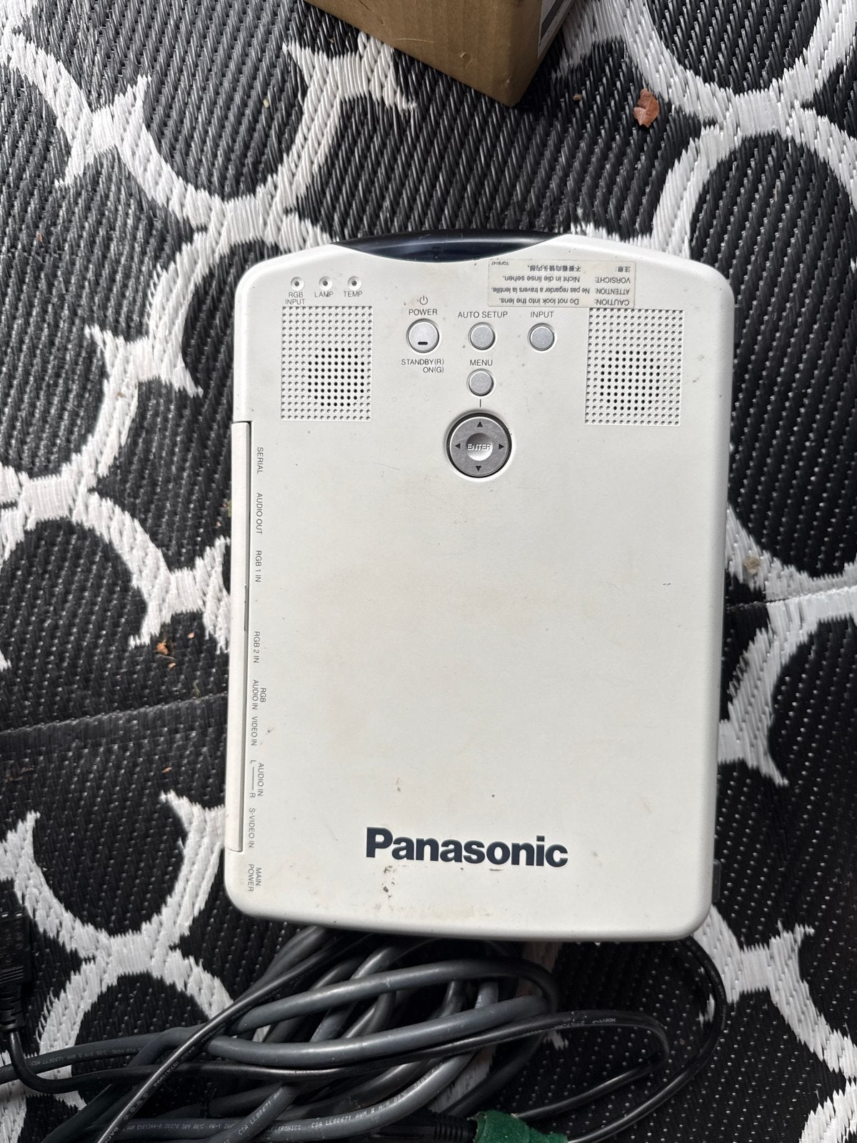Panasonic LCD Projector PT-L702 met nieuwe lamp en beugel, Ophalen, Gebruikt, LCD, Overige resoluties