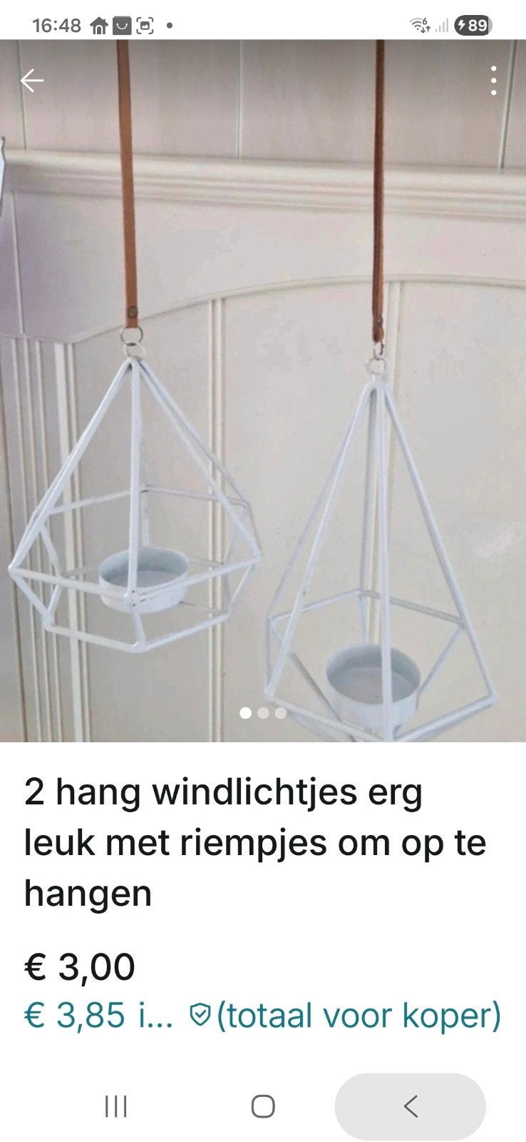 2 hangers, Ophalen of Verzenden