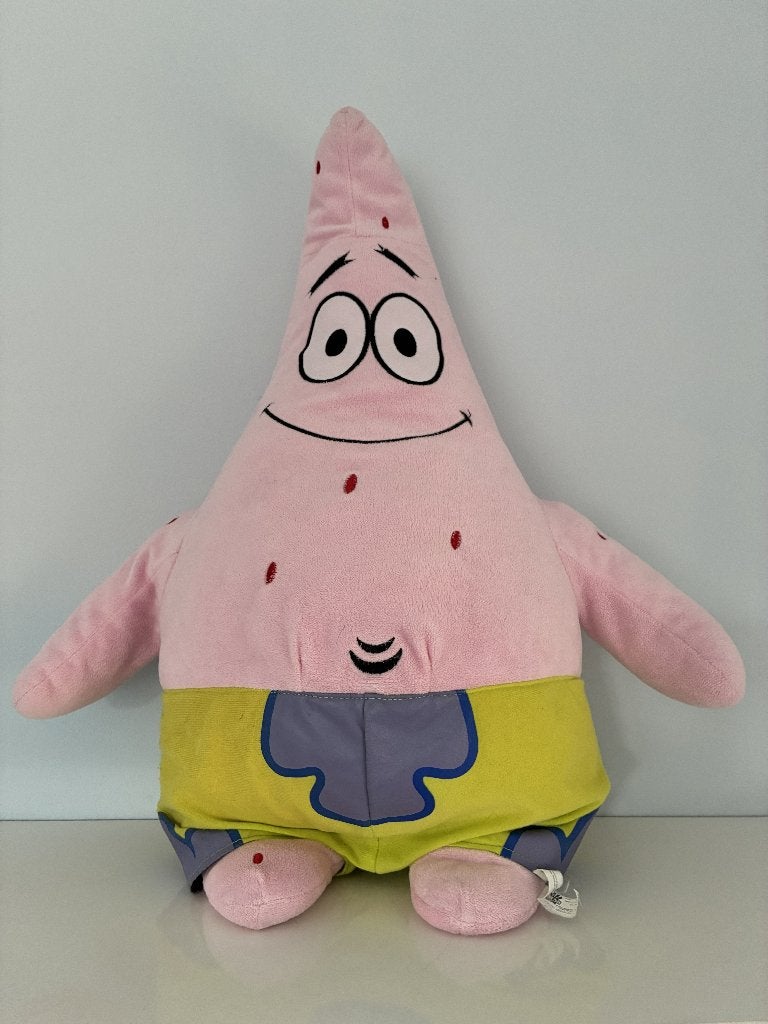 Grote Patrick ster knuffel 55 cm - Spongebob, Gebruikt, Overige typen, Ophalen of Verzenden, Middelgroot (20 tot 80 cm)