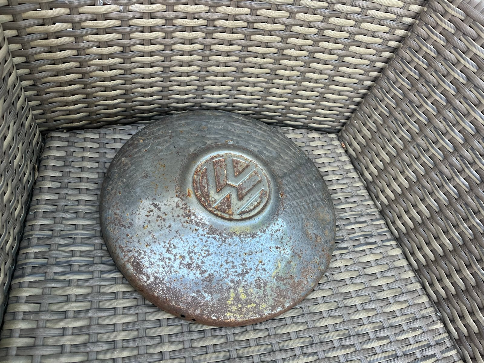 Vintage Volkswagen wieldop - Gebruikt met patina, Ophalen of Verzenden, Gebruikt, Volkswagen