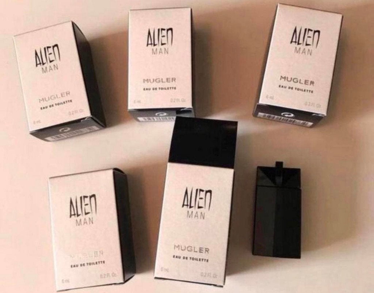 5 miniaturen Alien Man Thierry Mugler 6 ml edt, Verzenden, Nieuw