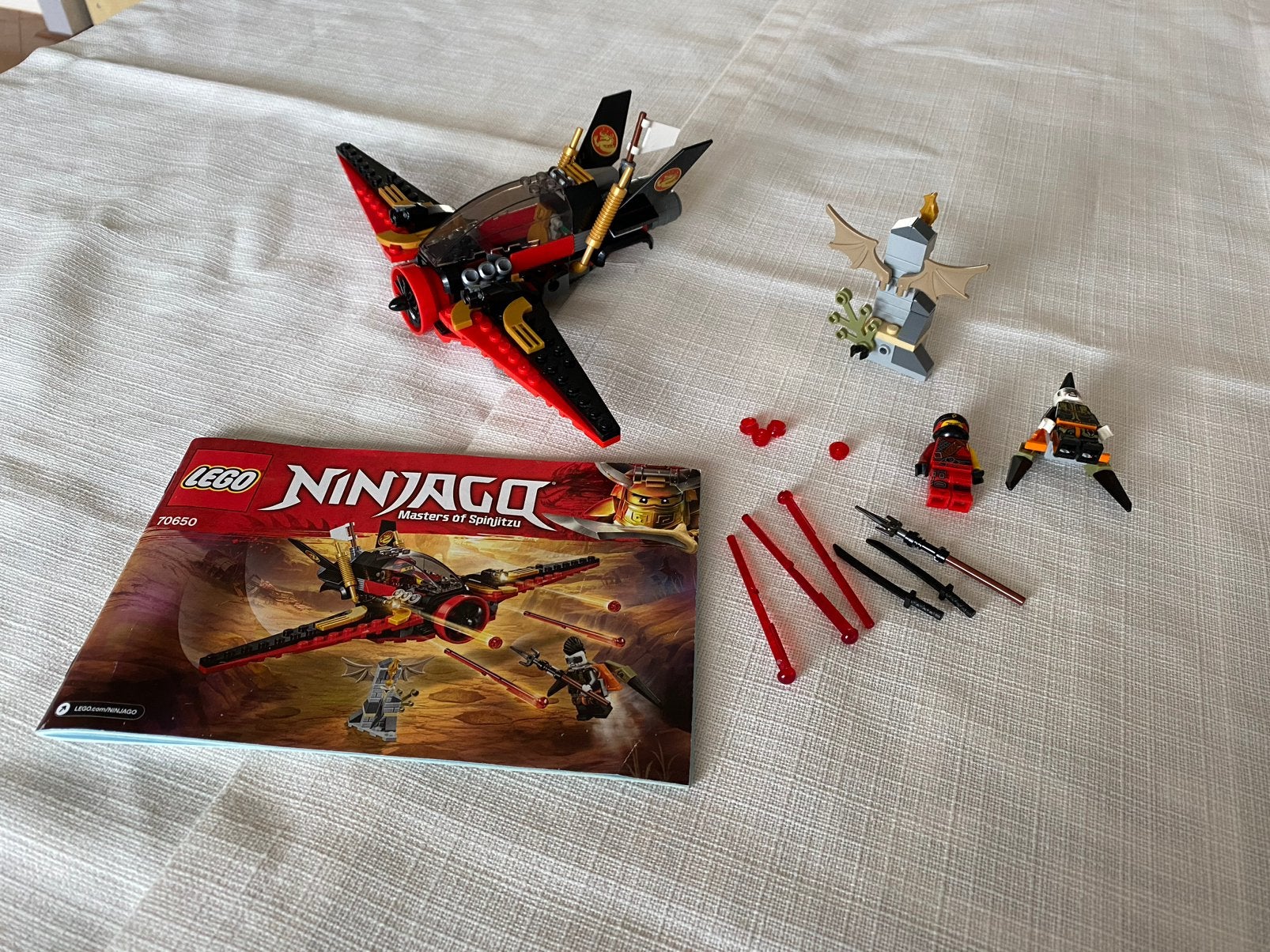 Lego 70650 Ninjago Destiny's Wing, Compleet, Gebruikt, Lego, Ophalen of Verzenden