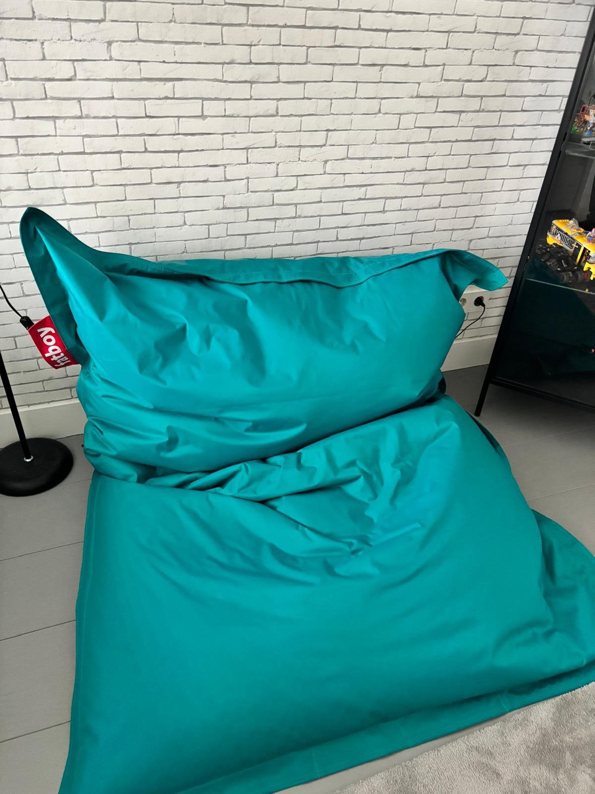 Fatboy zitkussen, Huis en Inrichting, Zitzakken, Ophalen, Zo goed als nieuw, Blauw