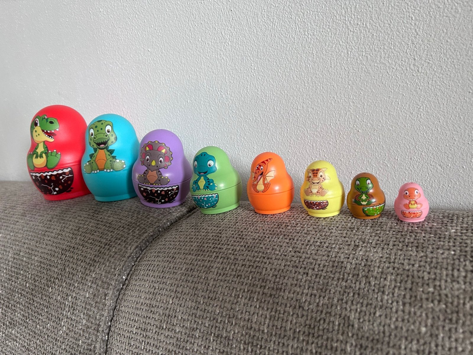 Dinosaurus Stapelbekers baboushka matroushka, Ophalen of Verzenden, Nieuw, Overige typen