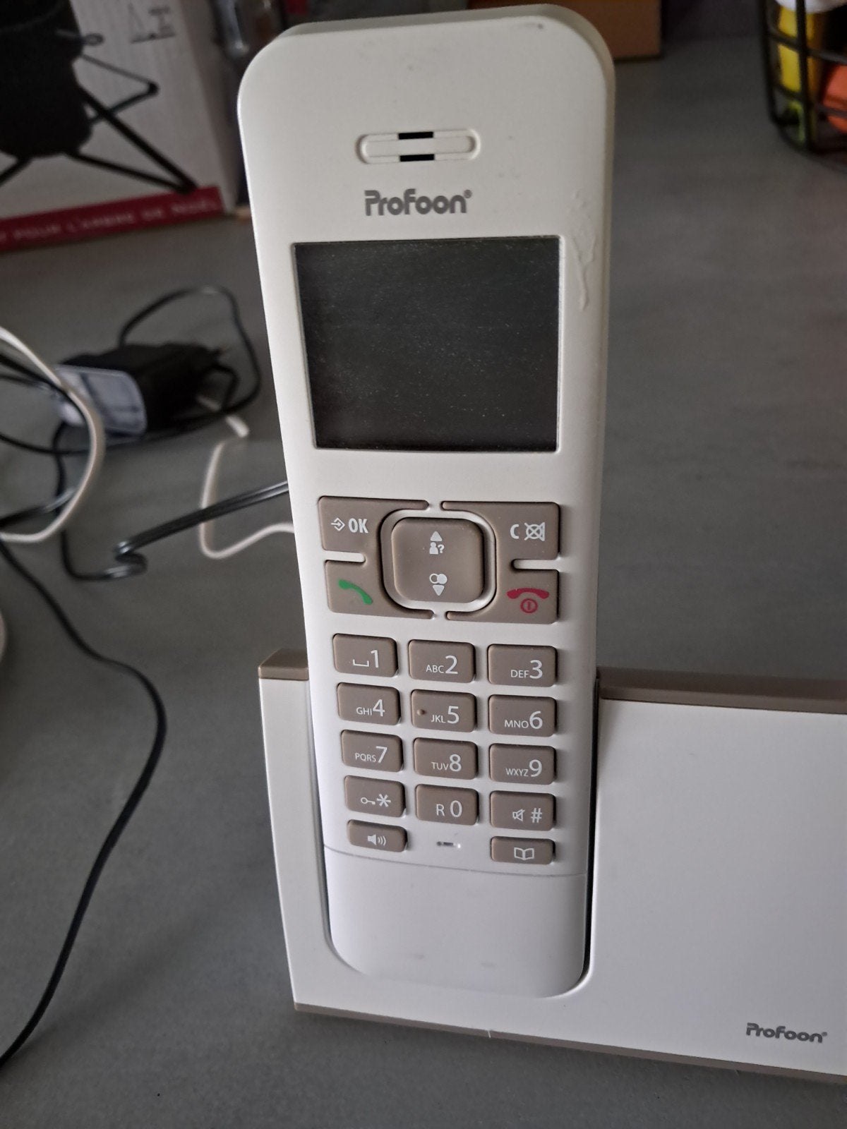 Profoon draadloze huistelefoon met basisstation, Telecommunicatie, Ophalen of Verzenden, Gebruikt, 1 handset