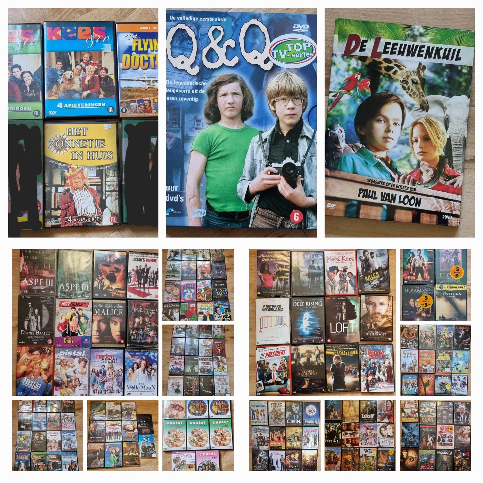 Grote doos vol dvd's. Veel oude series!, Cd's en Dvd's, Alle leeftijden, Ophalen, Zo goed als nieuw