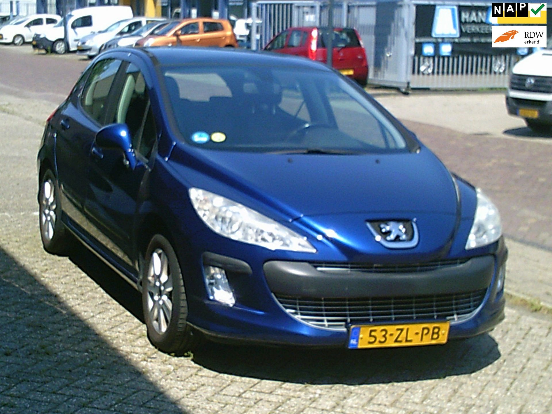 Peugeot 308 1.6 VTi XS Airco Pano LM-V Cruise Trekhaak, Voorwielaandrijving, Gebruikt, 4 cilinders, Blauw