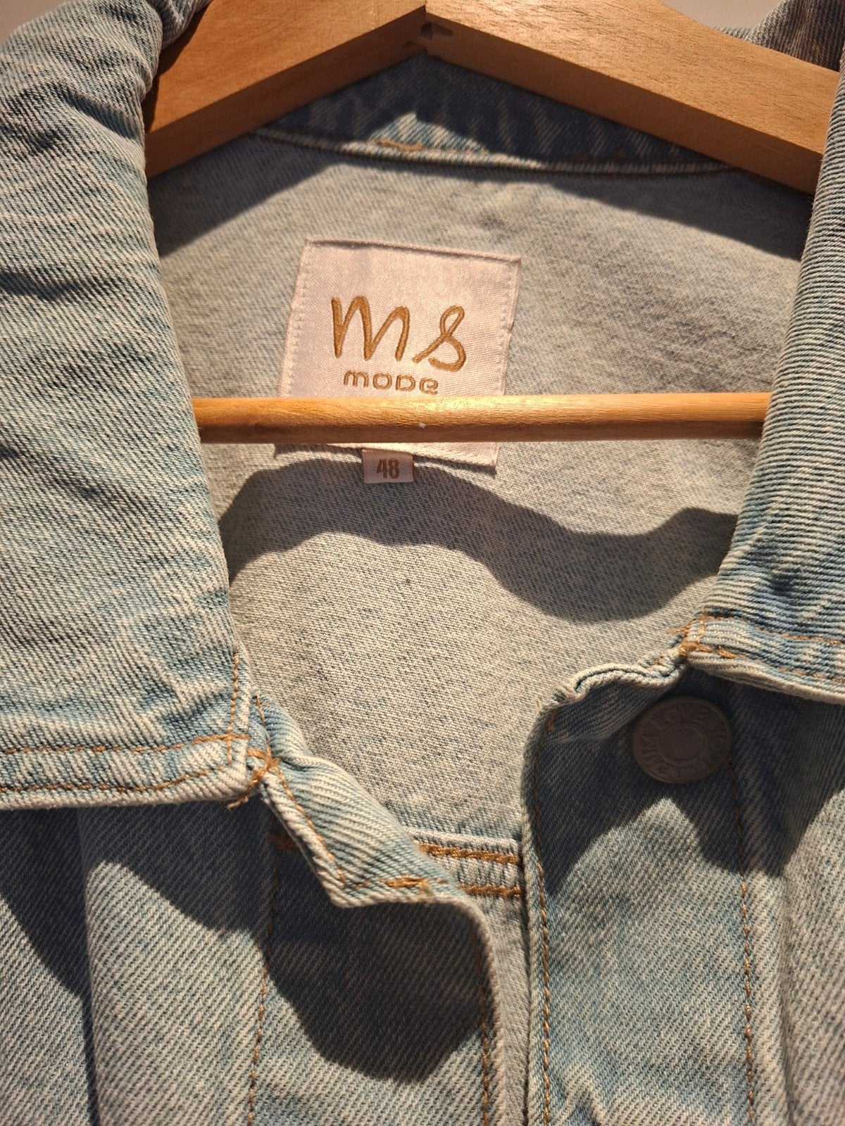 Nieuw spijkerjasje - MS Mode - Maat 48, Ophalen, Blauw, Maat 46/48 (XL) of groter, Nieuw