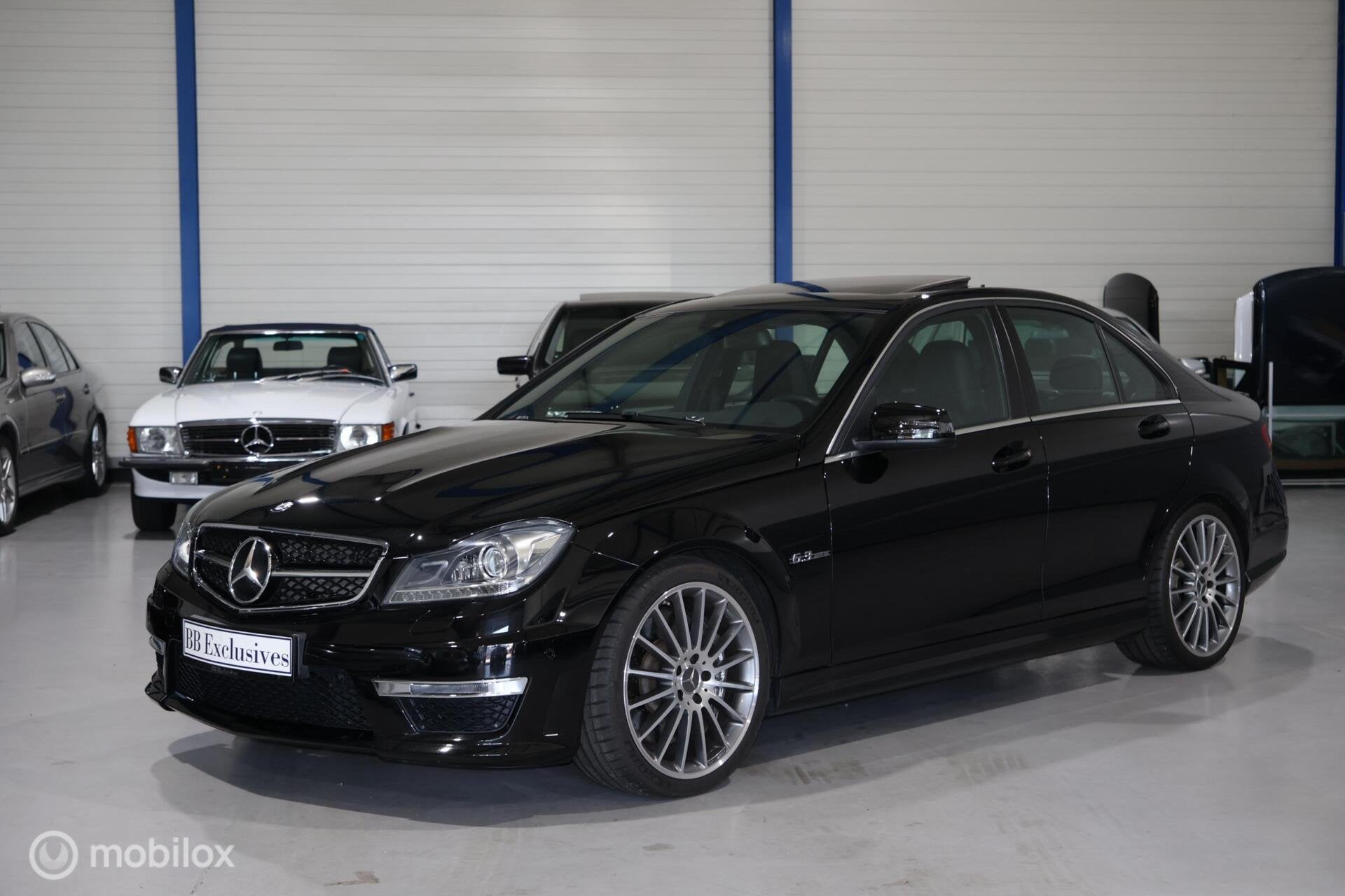2013 Mercedes C63 AMG | Facelift | Eerste lak | 47 DKM |, Automaat, Achterwielaandrijving, Zwart, Leder