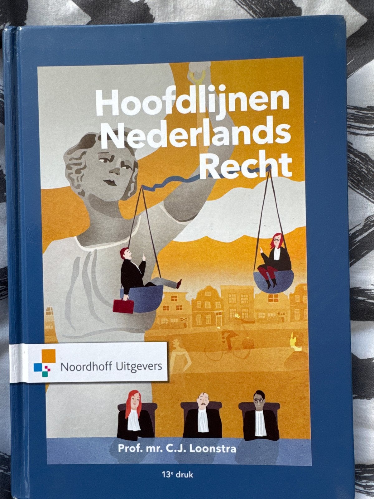 Hoofdlijnen Nederlands Recht - 13e druk, Ophalen of Verzenden, Zo goed als nieuw, Overige niveaus, Overige vakken