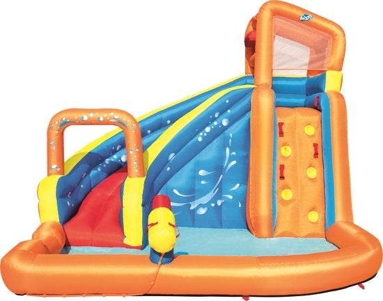 Opblaasbaar Waterpark te Huur - Plezier voor Iedereen!, Ophalen of Verzenden, Gebruikt