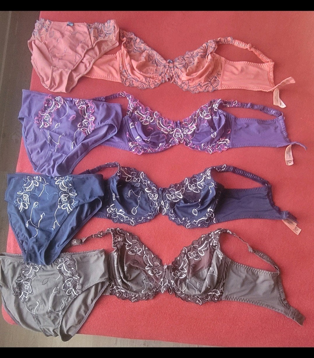 Hunkemöller BH's en slips 85d, Hunkemöller, Ophalen of Verzenden, Blauw, BH