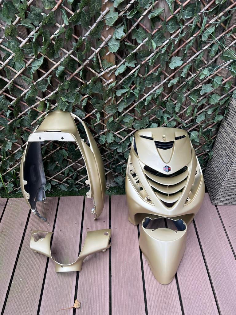 Kappenset Zip Goud - Complete set voor Piaggio Zip, Ophalen of Verzenden, Zo goed als nieuw, Kap, Piaggio
