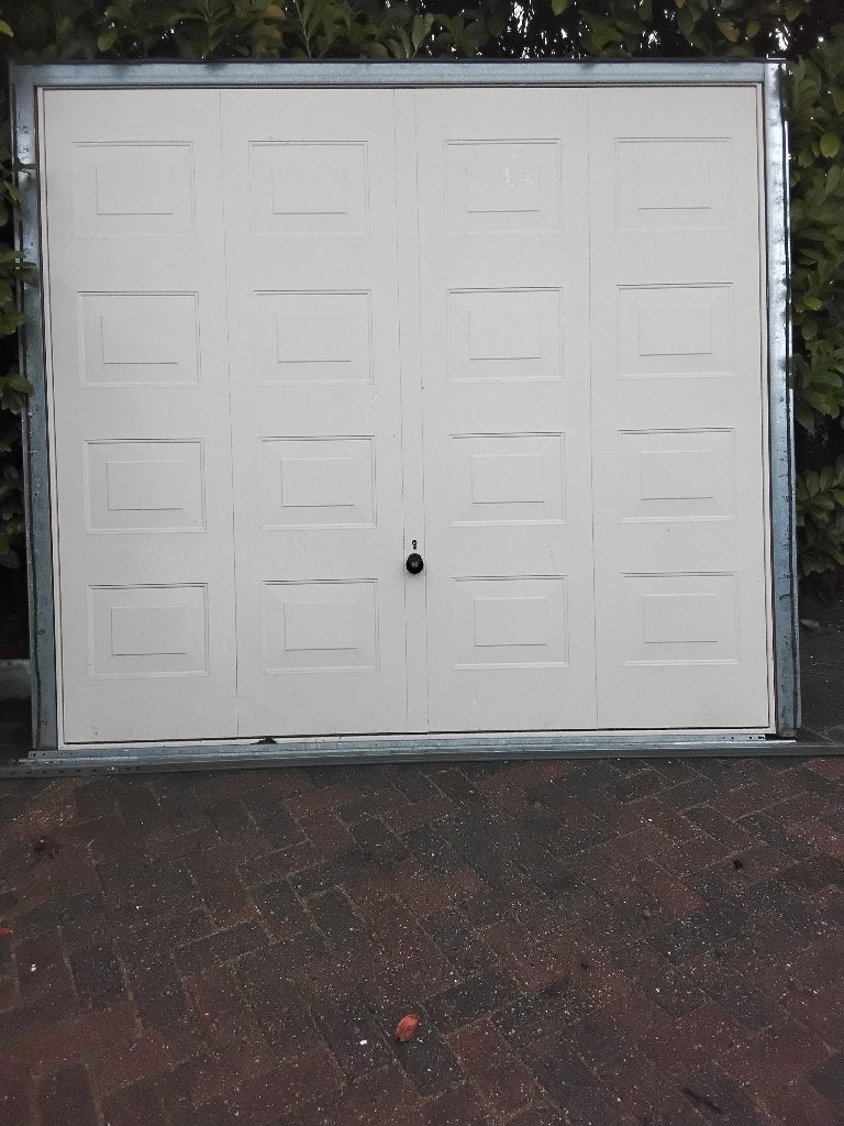 Garage kanteldeur Hörmann, Ophalen, Gebruikt, Garagedeur, Metaal