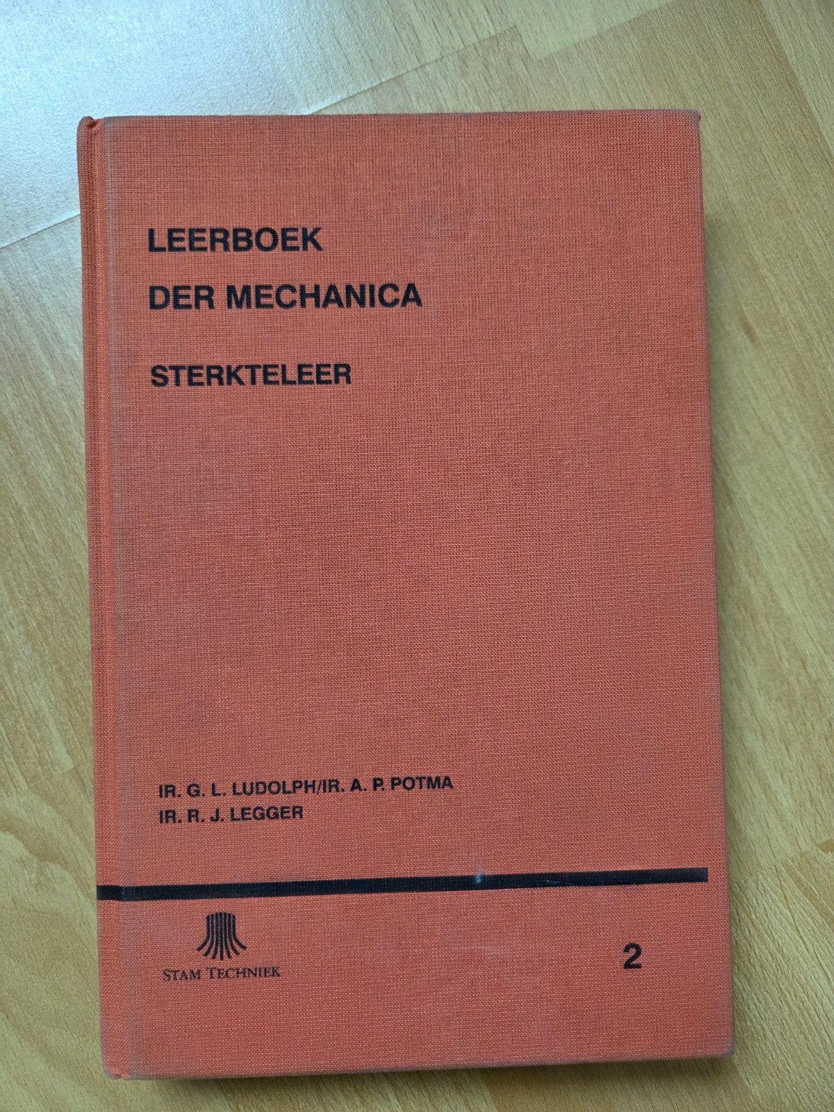 Leerboek der Mechanica Sterkteleer - Ludolph, Potma, Legger, Boeken, Ophalen, Gelezen, Werktuigbouwkunde, Ir. G.L. Ludolph, Ir. A.P. Potma, Ir. R.J. Legger