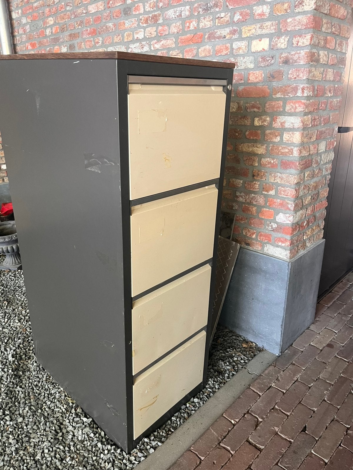 Argiefkast ladenkast garage kast, Ophalen, Zo goed als nieuw, Minder dan 100 cm, Metaal