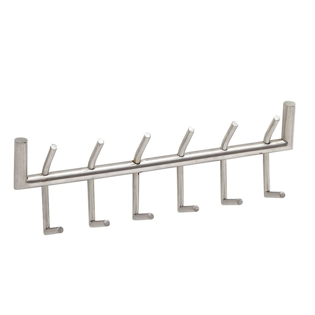 WOHNLING wandkapstok metaal 60 cm, zilver, haak rail paneel, Johannes-Gutenberg-Straße 7-9 92245 Kümmersbruck, Skyport, Zo goed als nieuw