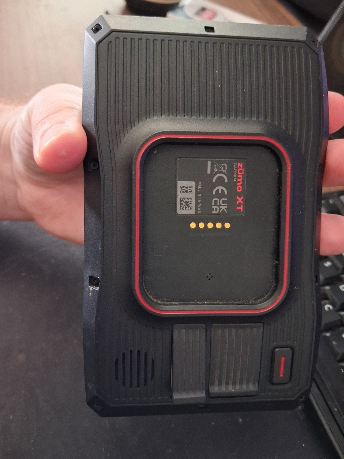 Garmin Zumo XT, Ophalen, Gebruikt