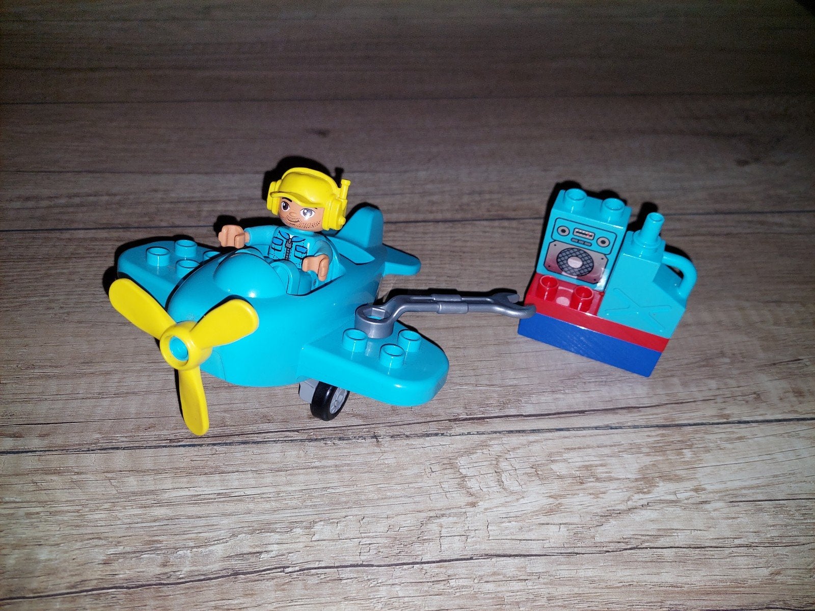 Lego Duplo Vliegtuig, Ophalen of Verzenden, Zo goed als nieuw, Complete set, Duplo