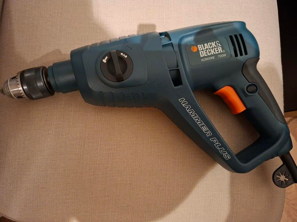 Boorhamer Black en Decker, Doe-het-zelf en Verbouw, Gereedschap | Boormachines, Ophalen of Verzenden, Gebruikt, Boor- en/of Breekhamer