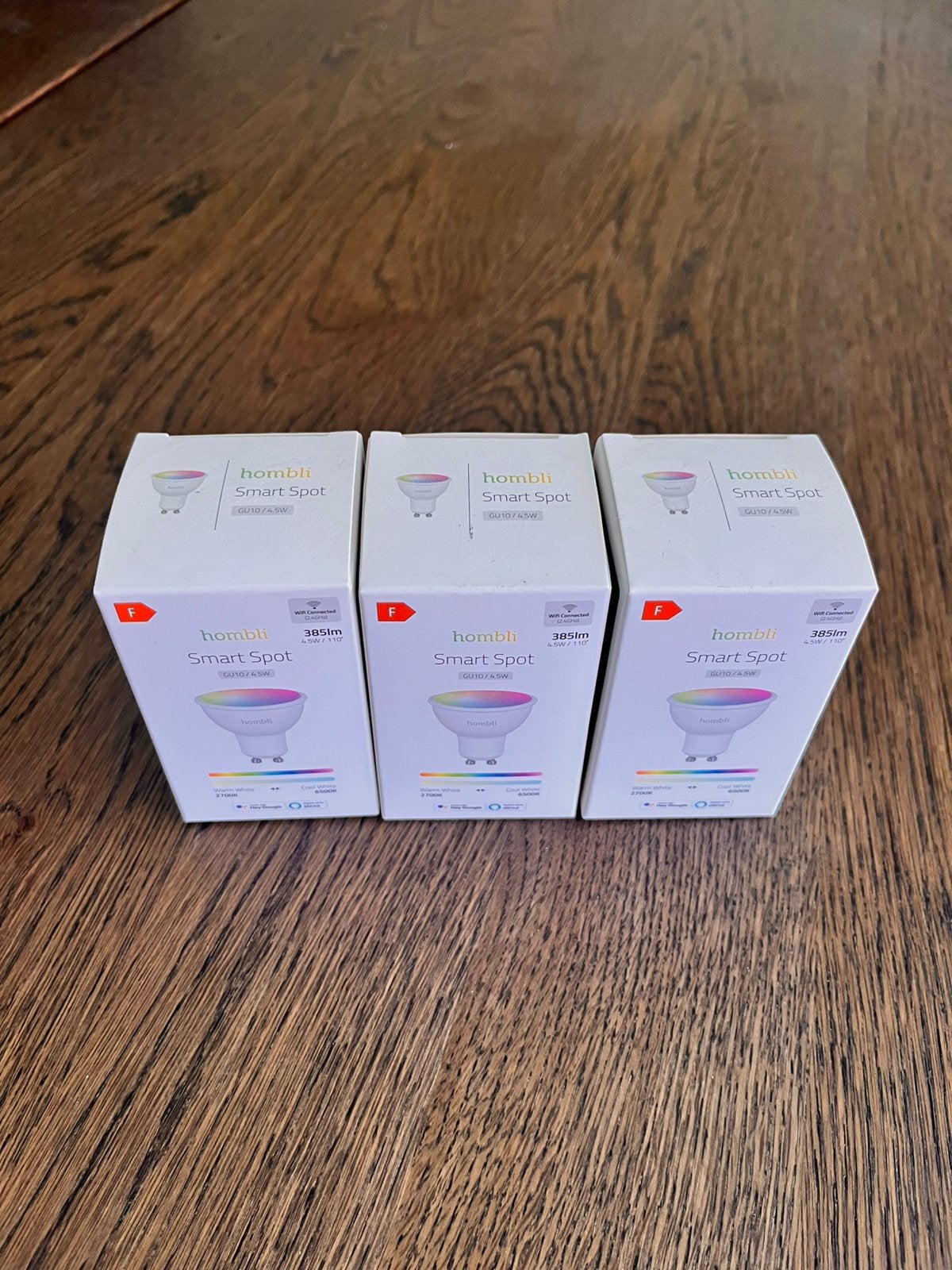 Hombli smart spot GU10 kleur 3x - NIEUW, Ophalen of Verzenden, Nieuw, GU10