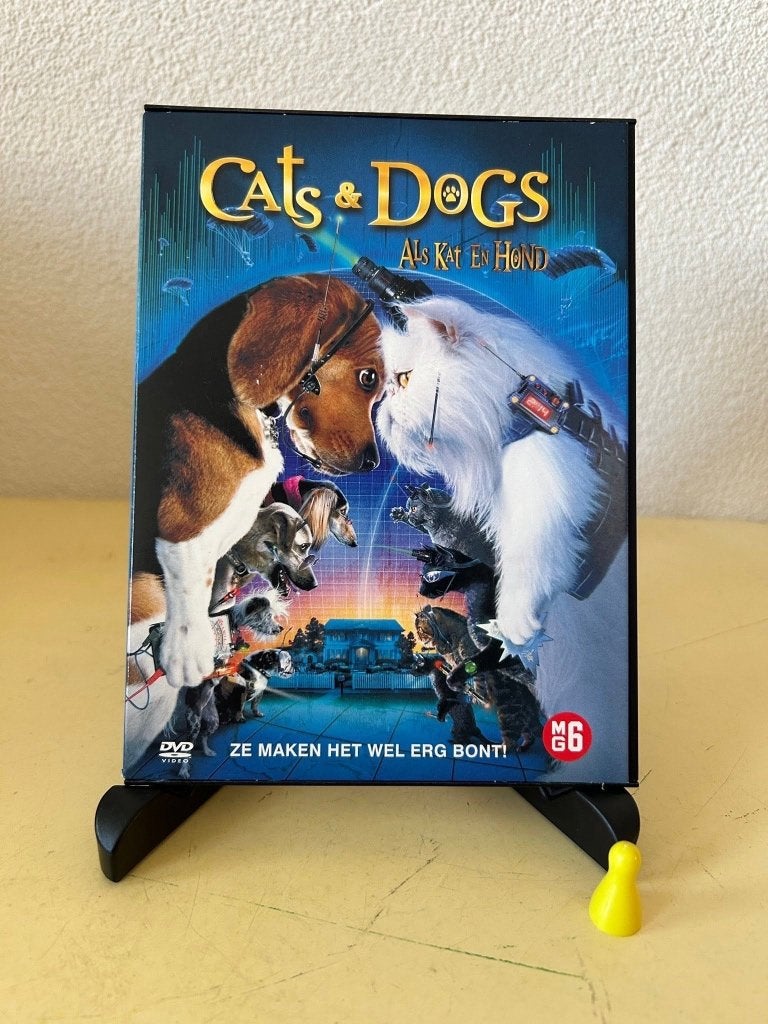 Dvd Cats & Dogs Als Kat En Hond Nederlands, Inclusief doosje, Nederlands, Animatie, Amerikaans