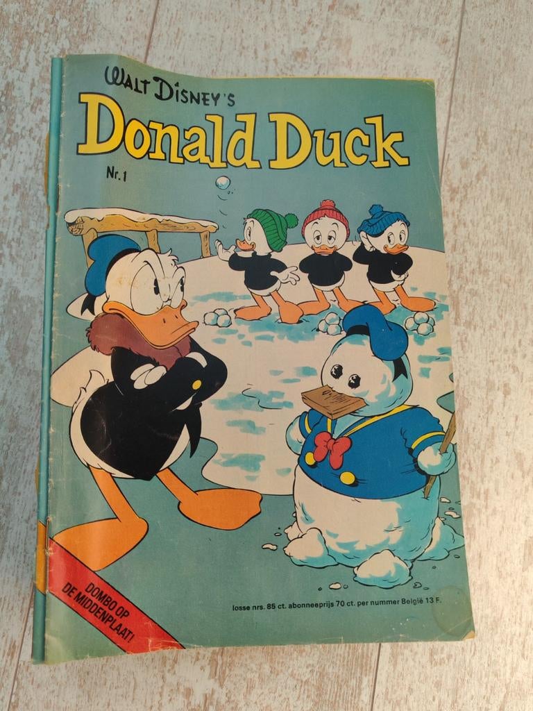 Donald Duck stripboeken uit 1975, bijna compleet jaargang., Complete serie of reeks, Ophalen of Verzenden, Gelezen