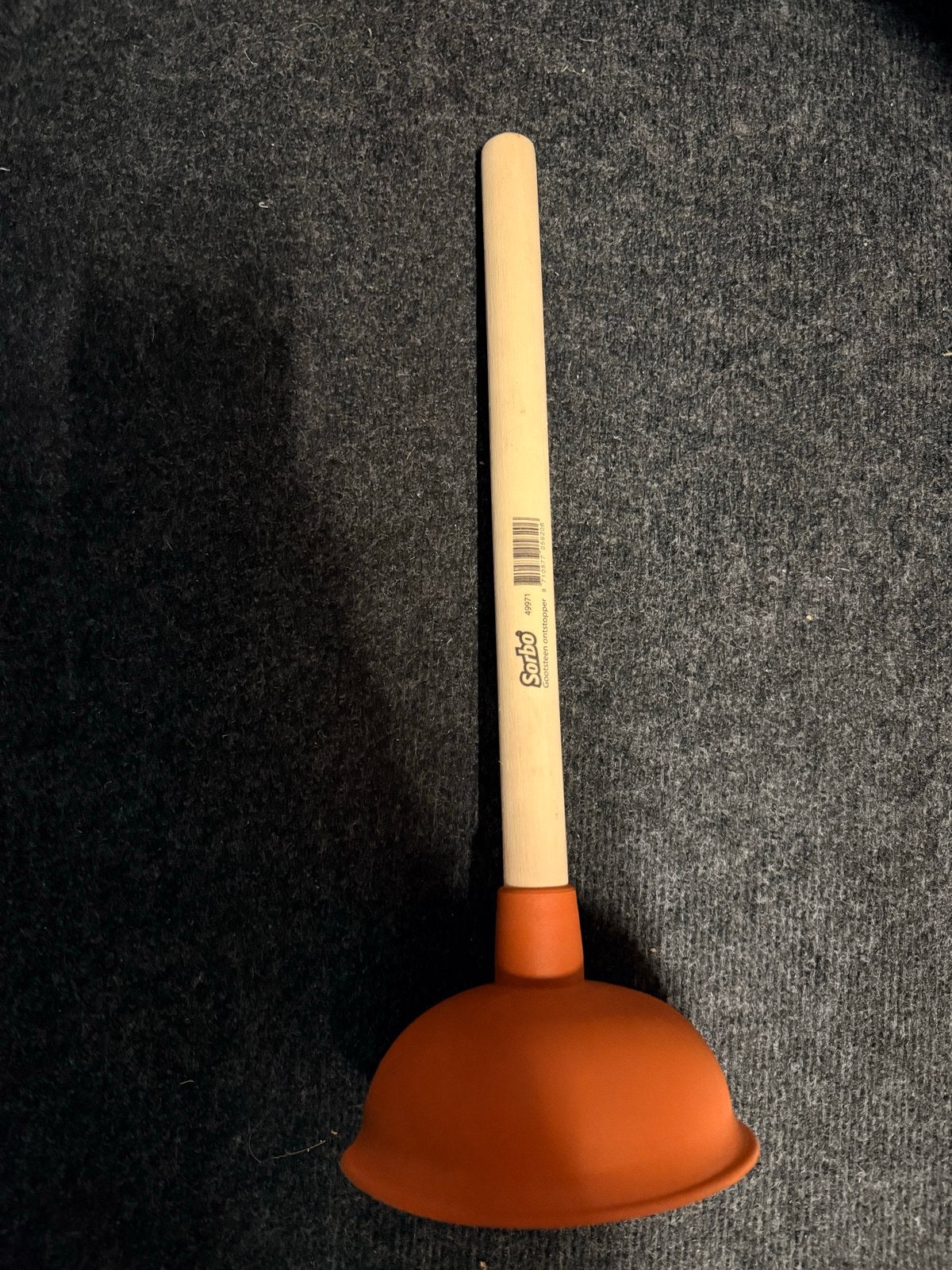 Ontstopper met houten steel, Ophalen, Zo goed als nieuw, Overige typen