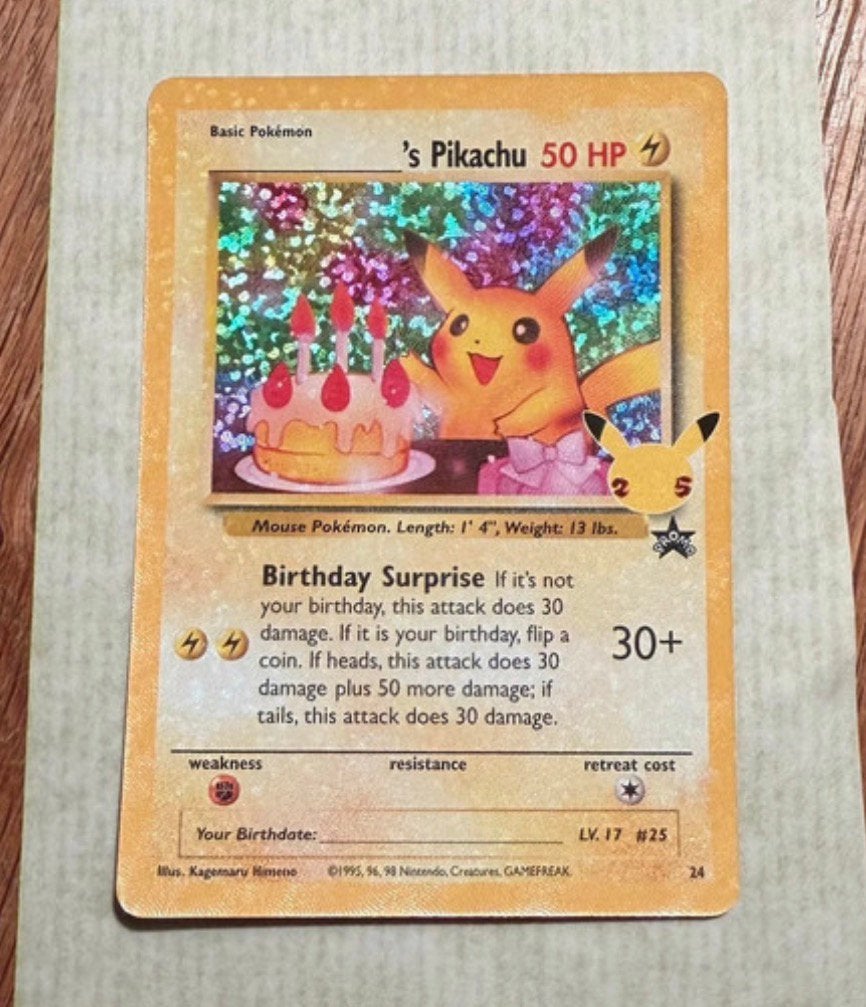 Pokémon _'s Pikachu Birthday - Celebrations (24/102), Verzenden, Zo goed als nieuw