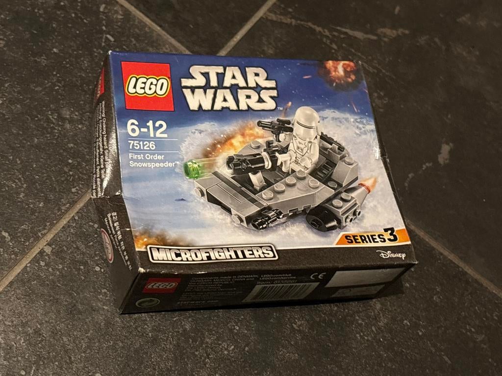 Lego Star Wars 75126 First Order Snowspeeder Microfighters, Ophalen of Verzenden, Nieuw, Complete set, Lego