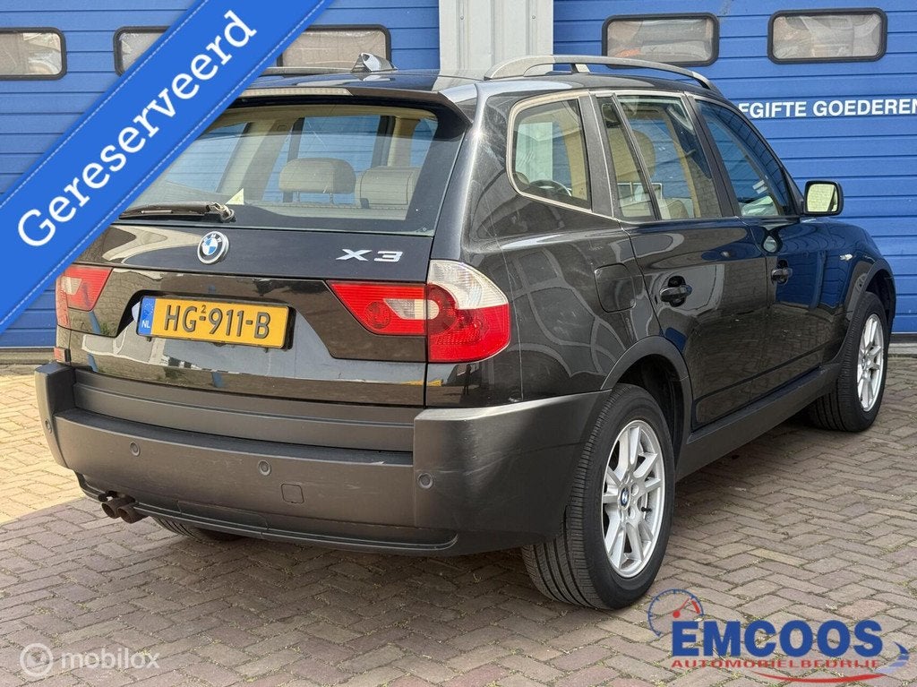 BMW X3 3.0i * Airco * Automaat * Cruise Control *, Auto's, Automaat, Gebruikt, 2000 kg, Zwart