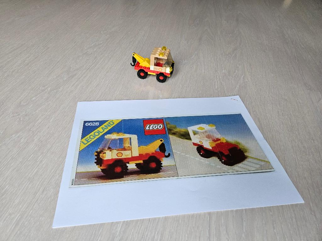Lego Legoland 6628 Shell Tow Truck, Gebruikt, Lego, Ophalen of Verzenden, Compleet