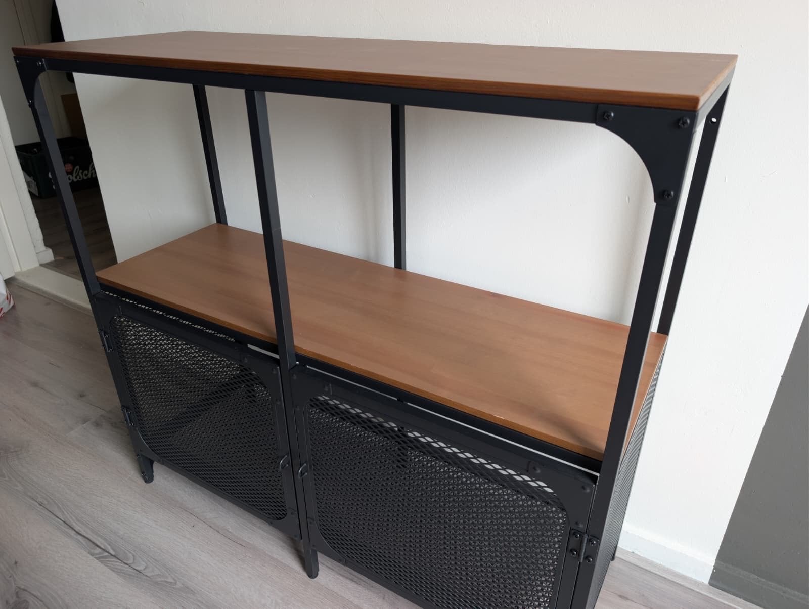 IKEA Fjällbo TV-meubel / Opbergkast, Huis en Inrichting, Ophalen, Gebruikt, 100 tot 150 cm, Metaal