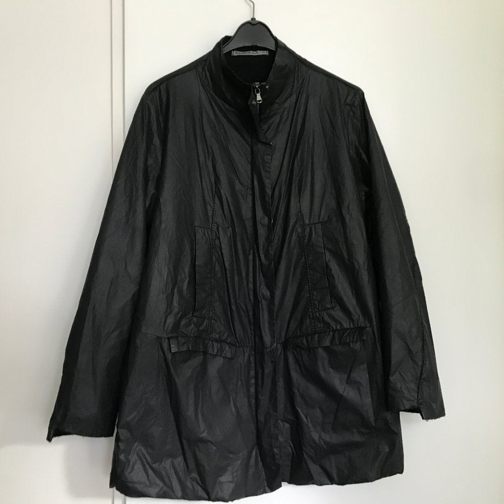 Transit par such jas waxlook zwart, Verzenden, Zo goed als nieuw, Zwart