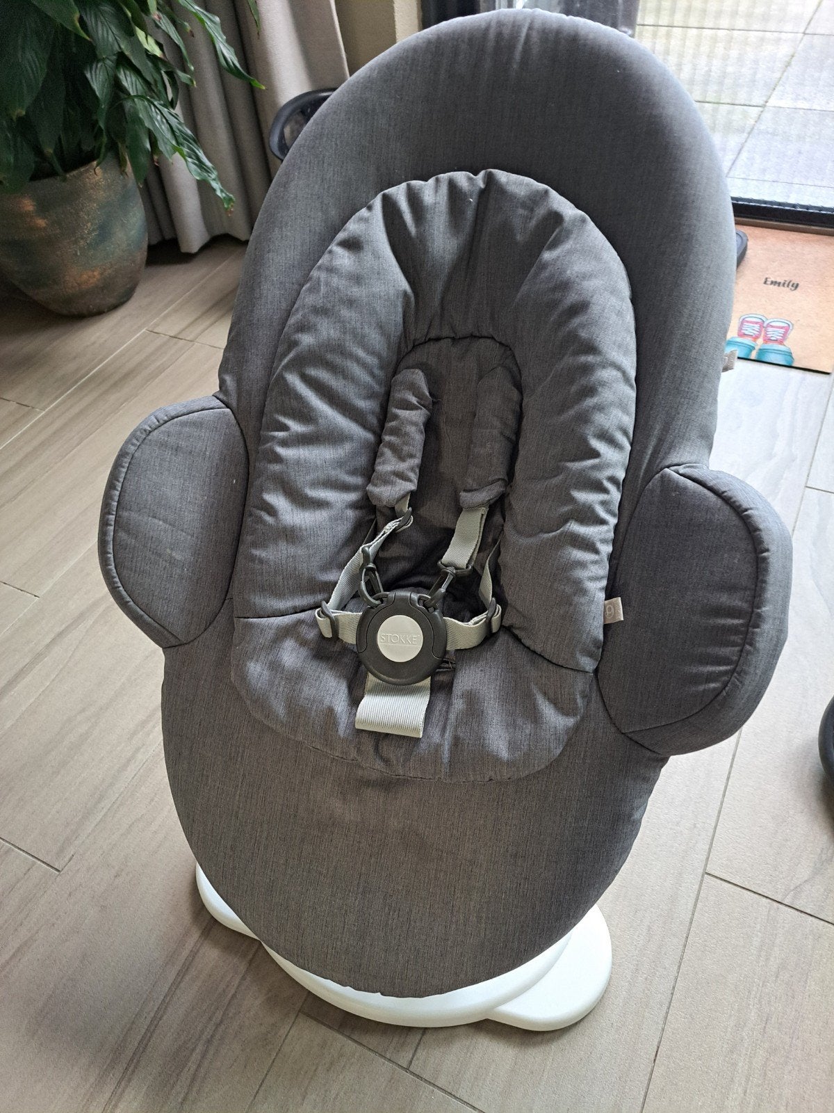 Stokke Wipstoel - Grijs, Zo goed als nieuw, Wipstoel, Met gordel(s) of riempje(s), Zo goed als nieuw, Ophalen