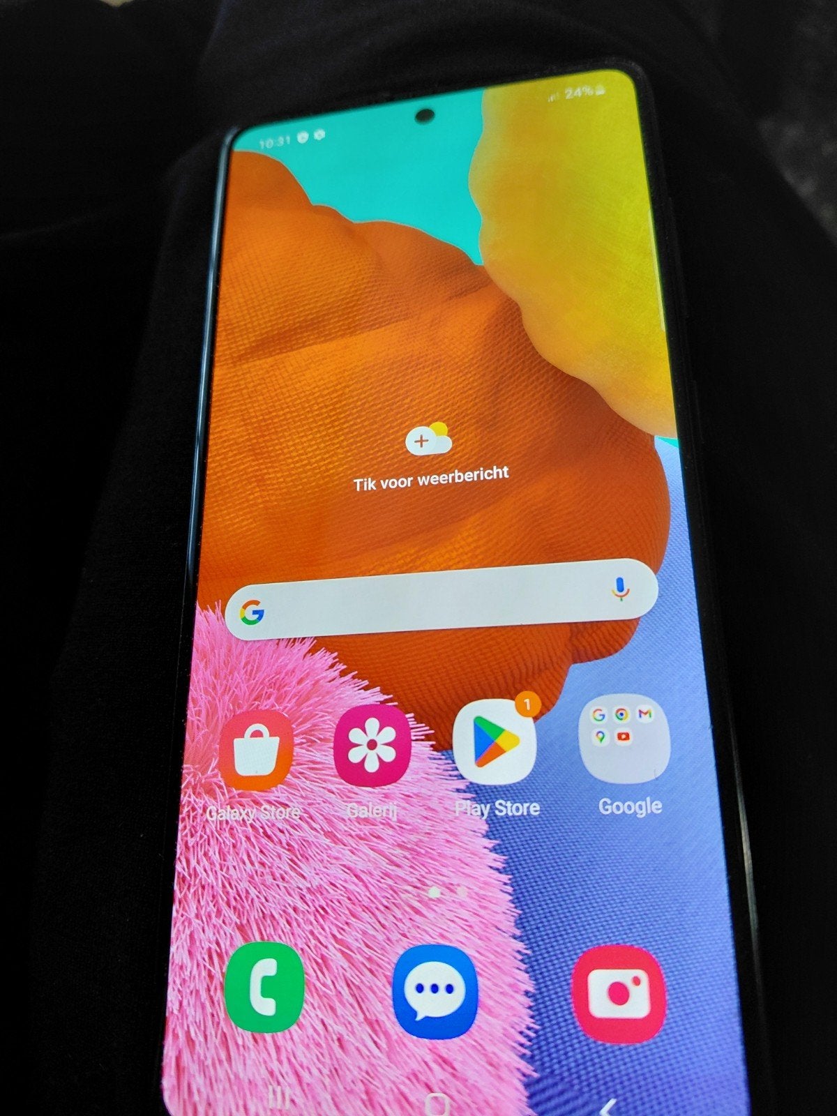 Samsung Galaxy A51 -, Ophalen, Zwart, Touchscreen, Zo goed als nieuw