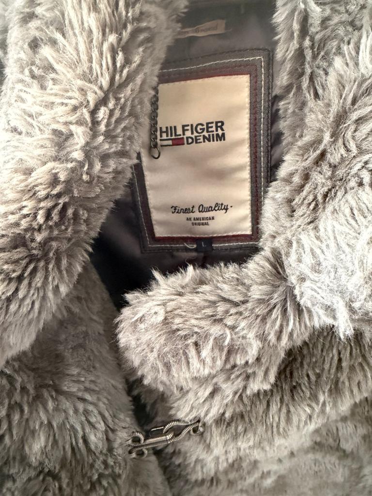 Winter/tussenjas Tommy Hilfiger, Kleding | Dames, Jassen | Winter, Ophalen of Verzenden, Gedragen, Maat 38/40 (M), Grijs