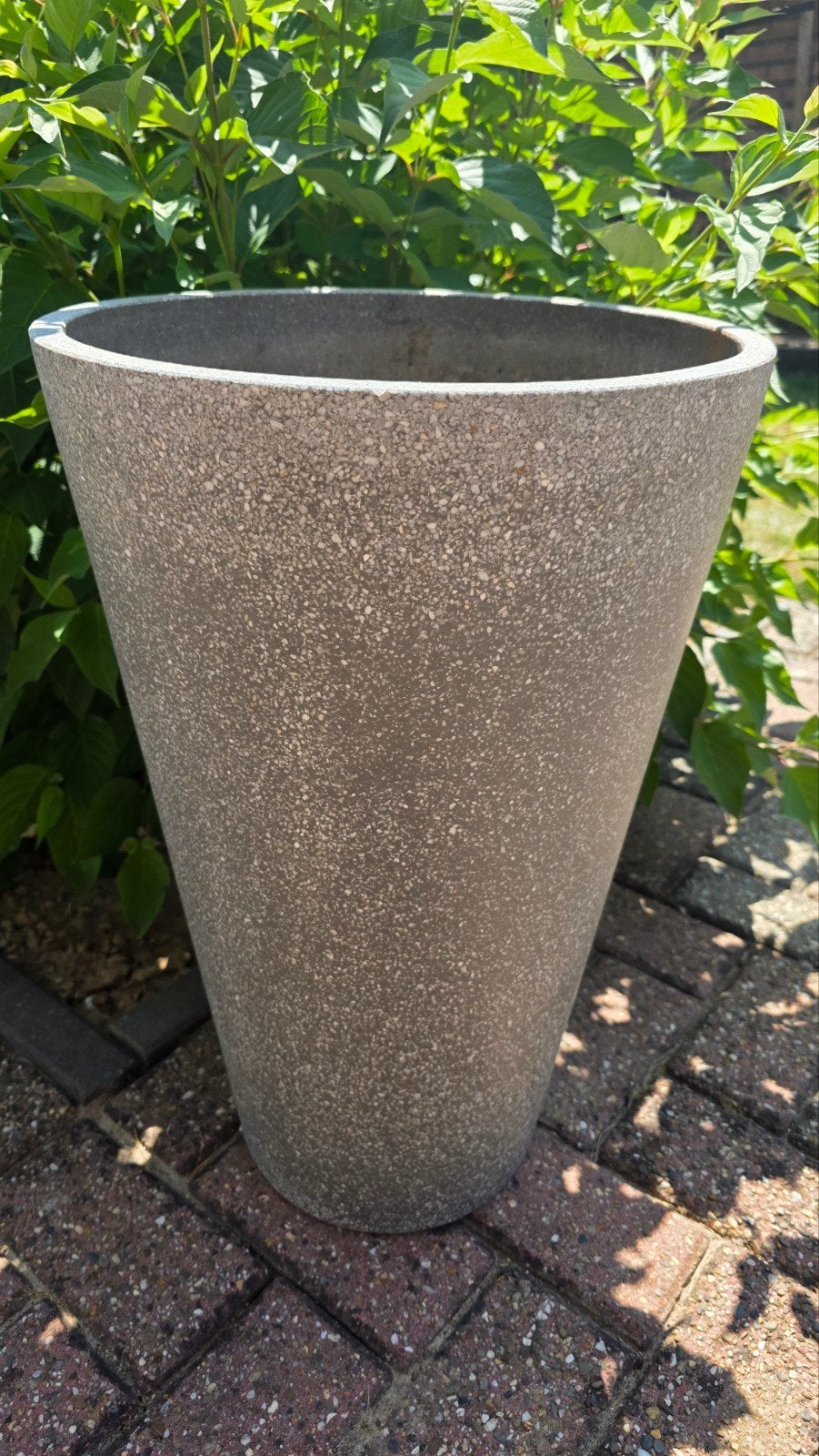 Prachtige Fiberstone / Polystone plantenpot (60 cm), Tuin en Terras, Ophalen, Overige materialen, Gebruikt, Rond
