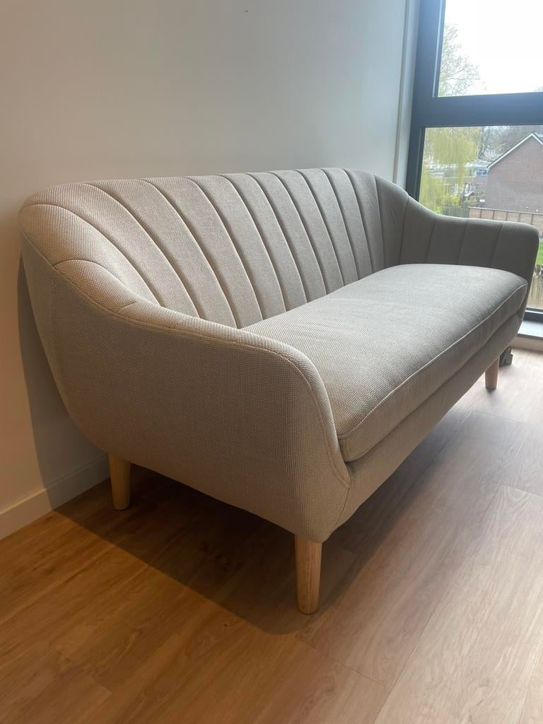 Zo goed als nieuw! 2.5 zitsbank beige Egedal, Ophalen, 150 tot 200 cm, Tweepersoons, 75 tot 100 cm