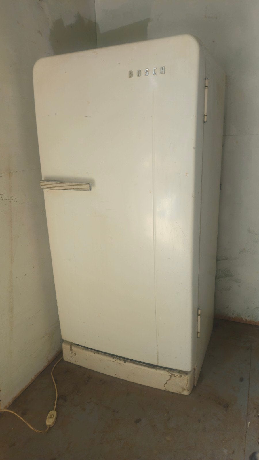 Werkende vintage Bosch koelkast – origineel retro model, Ophalen, Gebruikt, 200 liter of meer, 160 cm of meer