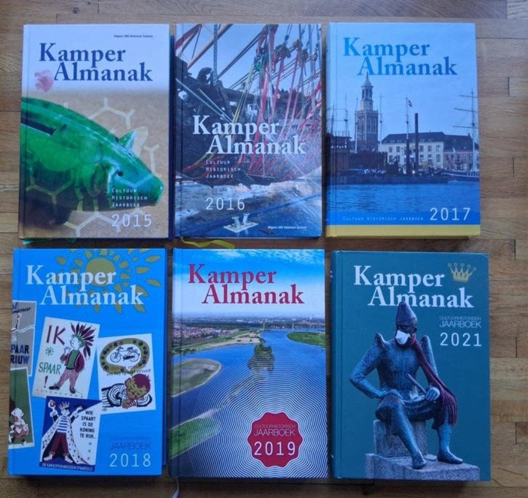 6 delen
Kamper almanak
Cultuurhistorisch jaarboek
Geschieden, Boeken, Geschiedenis | Stad en Regio, Ophalen of Verzenden, Zo goed als nieuw