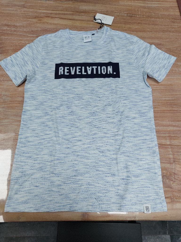Nieuw lichtblauw shirt van Revelation, maat S, Blauw, Nieuw, Ophalen of Verzenden, Revelation
