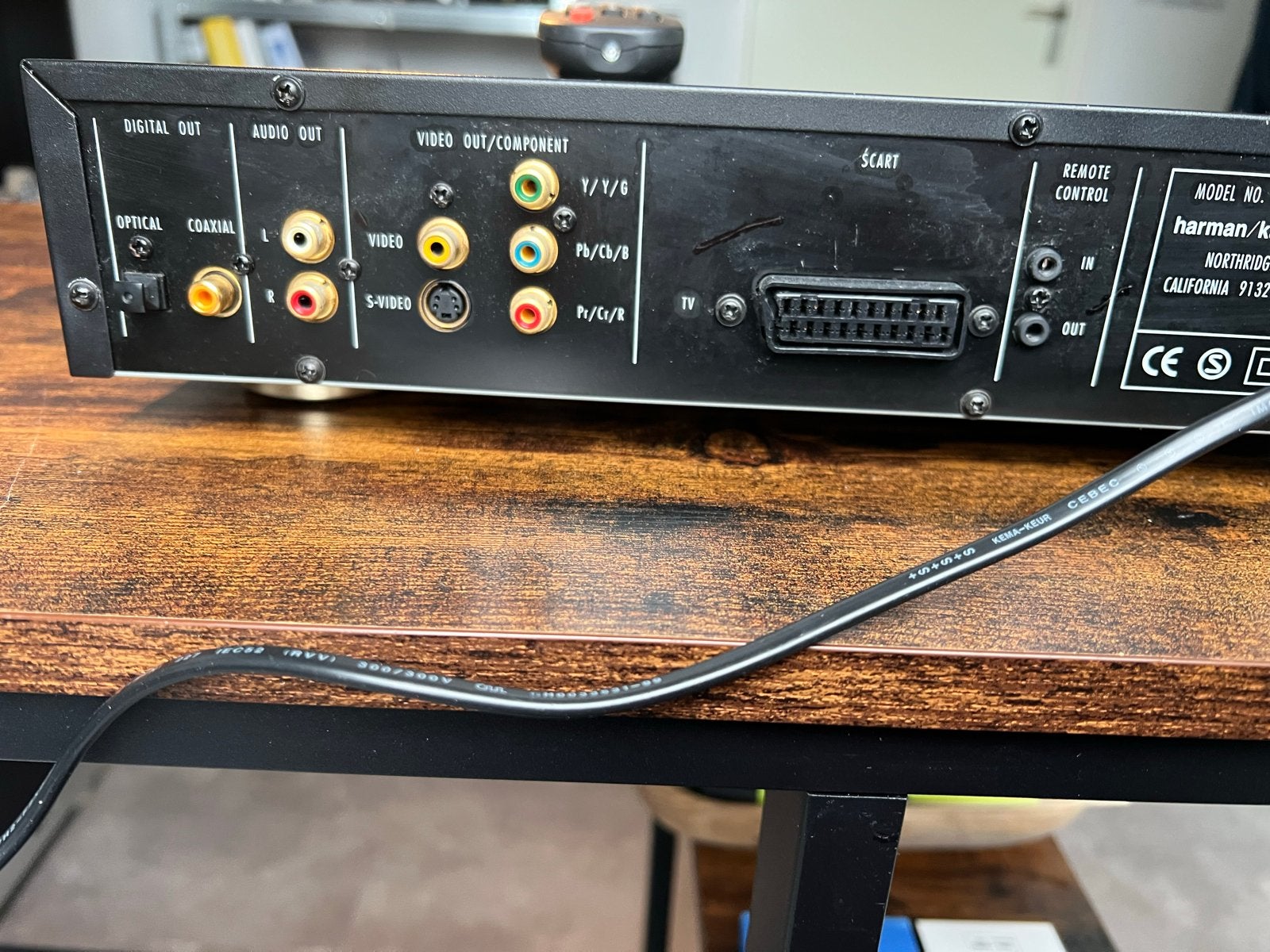 Yamaha DVD-speler met afstandsbediening, Ophalen of Verzenden, Gebruikt, Dvd-speler, Overige merken