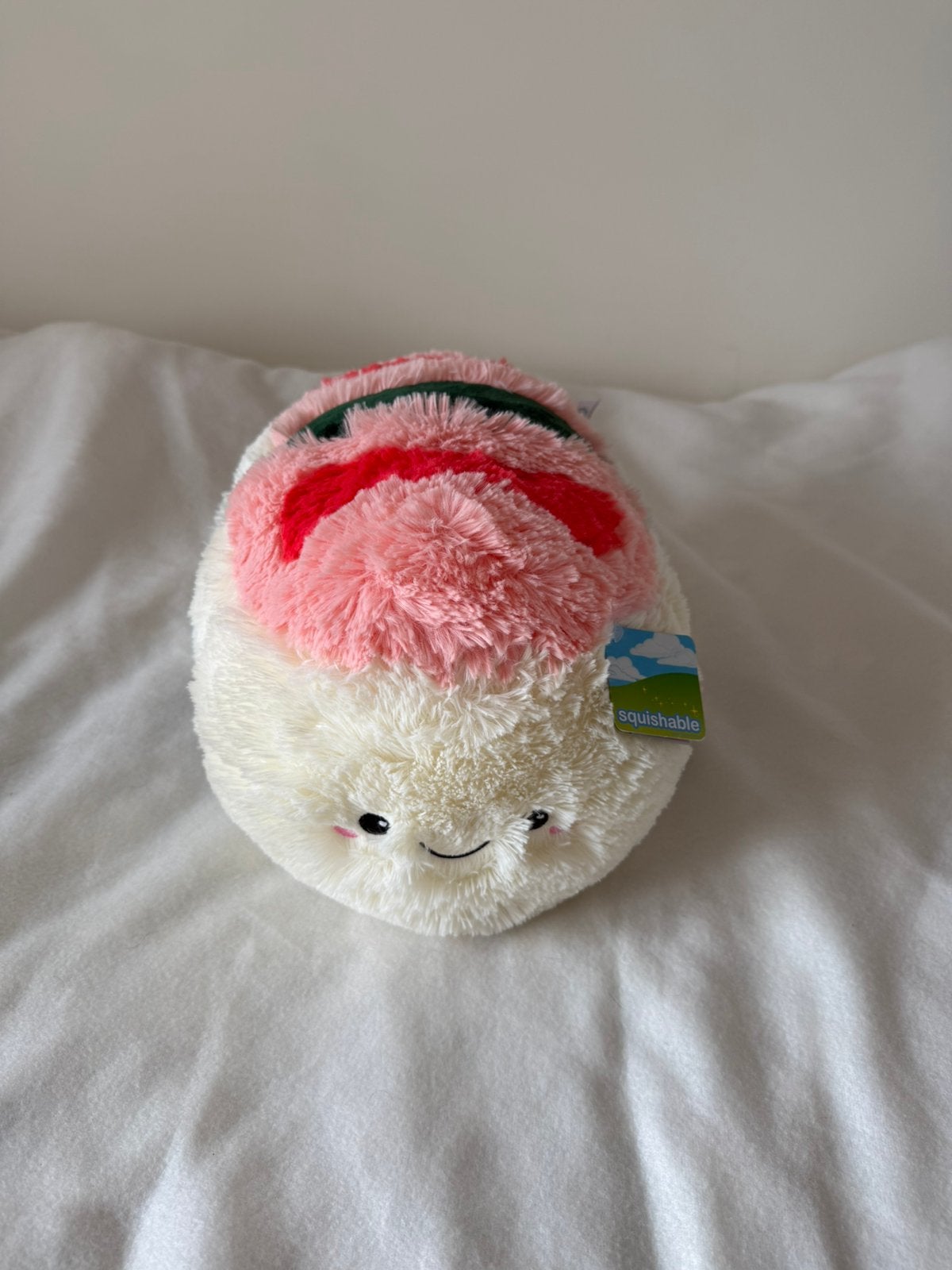Squishable sushi garnaal knuffel, 38 cm, nieuw met label., Ophalen of Verzenden, Nieuw, Overige typen