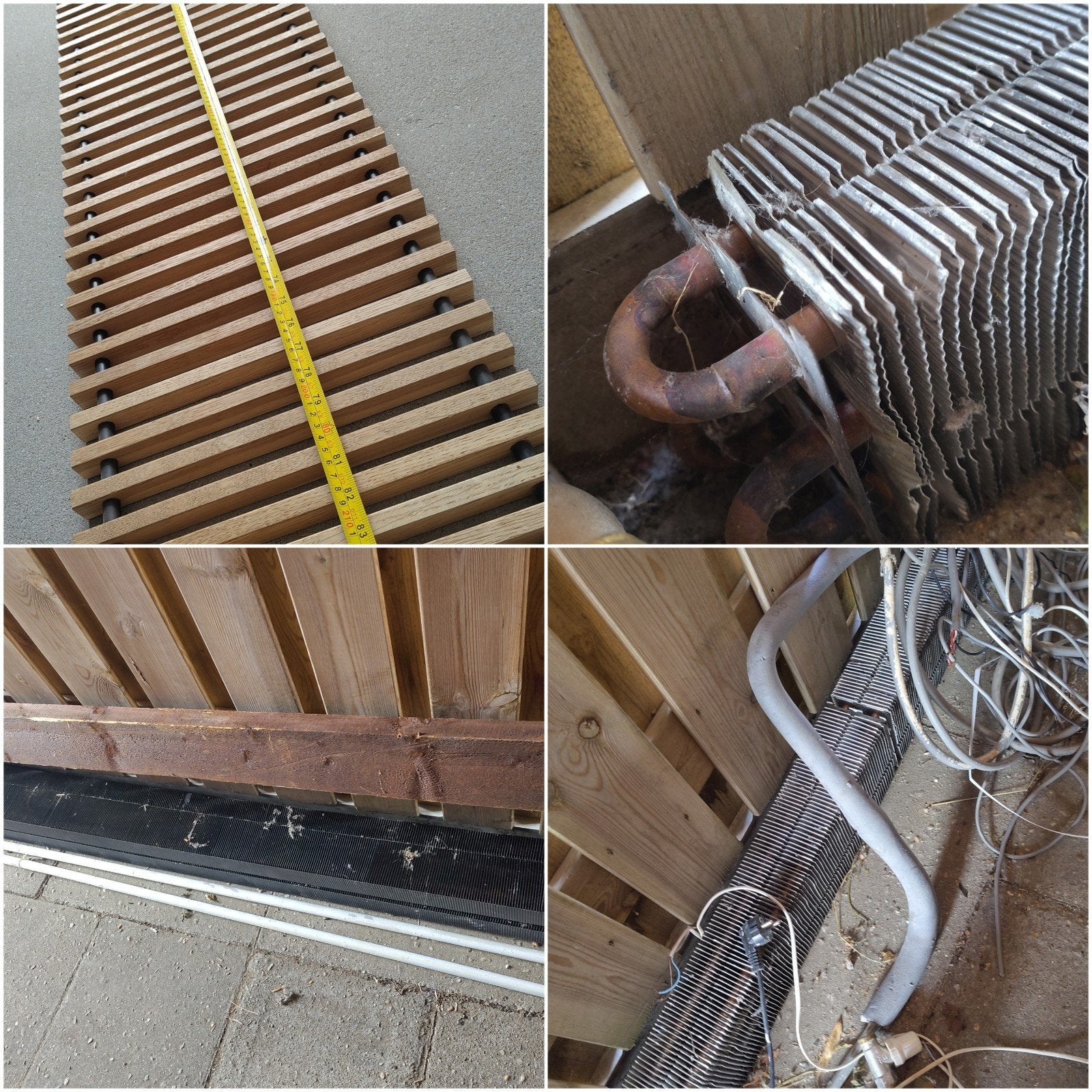 2x convectorput convector radiator + roosters + evt buizen, Ophalen, Gebruikt, Minder dan 30 cm, Radiator