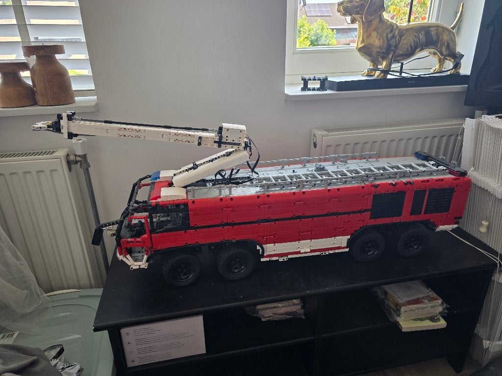 mould king 19004s Brandweerwagen, Ophalen, Compleet, Lego, Zo goed als nieuw